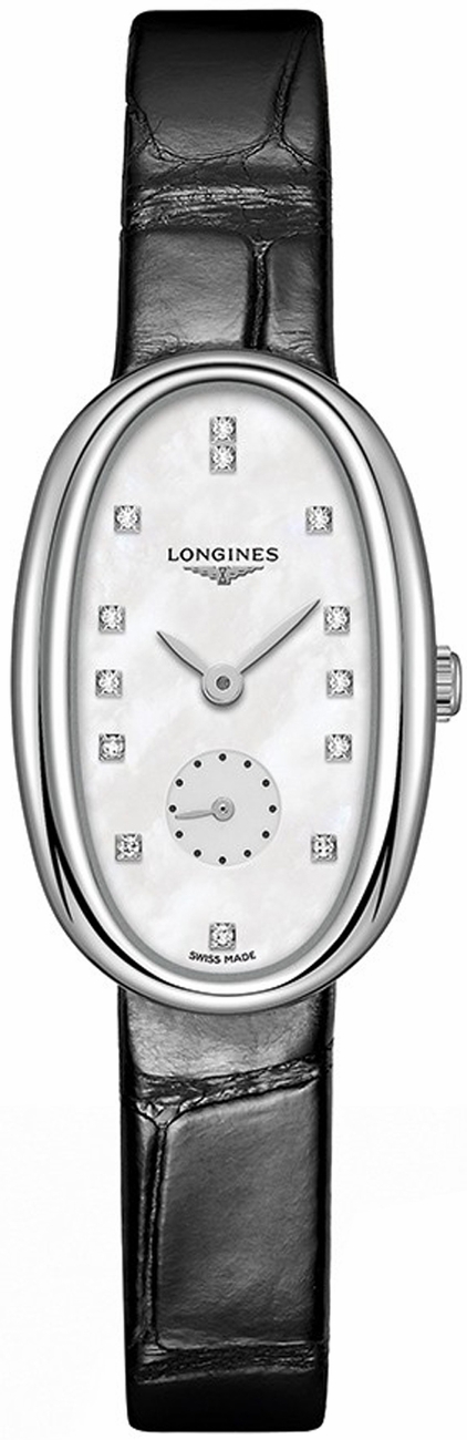 Longines Symphonette Battery Operated Quartz White Ladies Watch L23064870 