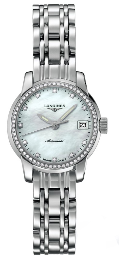 Longines The Saint-Imier Pearl White Ladies Watch L22630876 