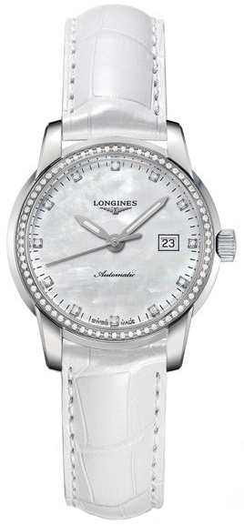 Longines The Saint-Imier Pearl White Ladies Watch L25630872 