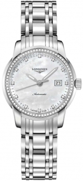 Longines The Saint-Imier Pearl White Ladies Watch L25630876 