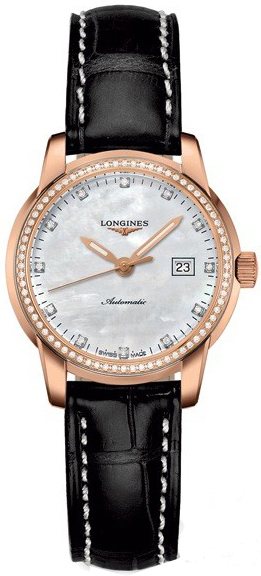 Longines The Saint-Imier Pearl White Ladies Watch L25639873 