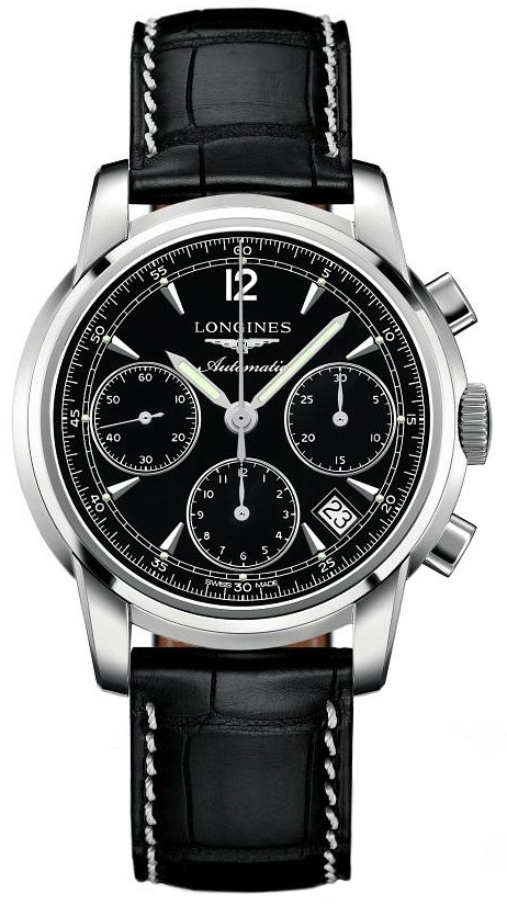 Longines The Saint-Imier Self winding Automatic Black Mens Watch L27524523 