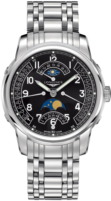 Longines The Saint-Imier Self winding Automatic Black Mens Watch L27644536 