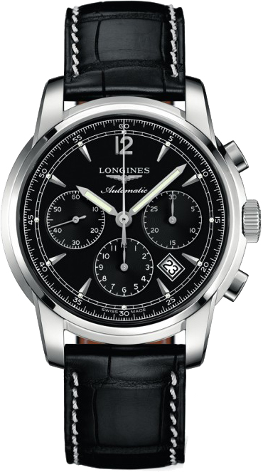 Longines The Saint-Imier Self winding Automatic Black Mens Watch L27844523 