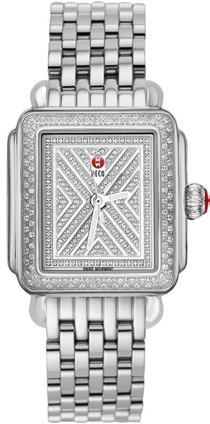 Michele Deco Collection Silver White Ladies Watch MWW06T000062 