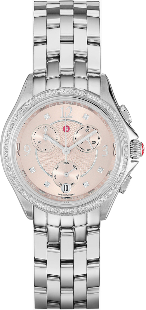 Michele Belmore Battery Operated Quartz Beige Watch MWW29B000013 