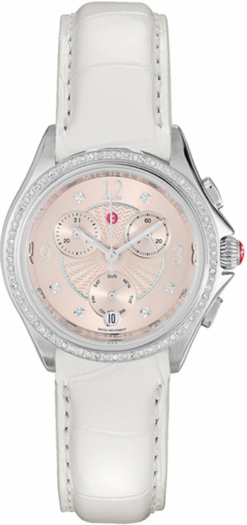 Michele Belmore Battery Operated Quartz Beige Watch MWW29B000014 