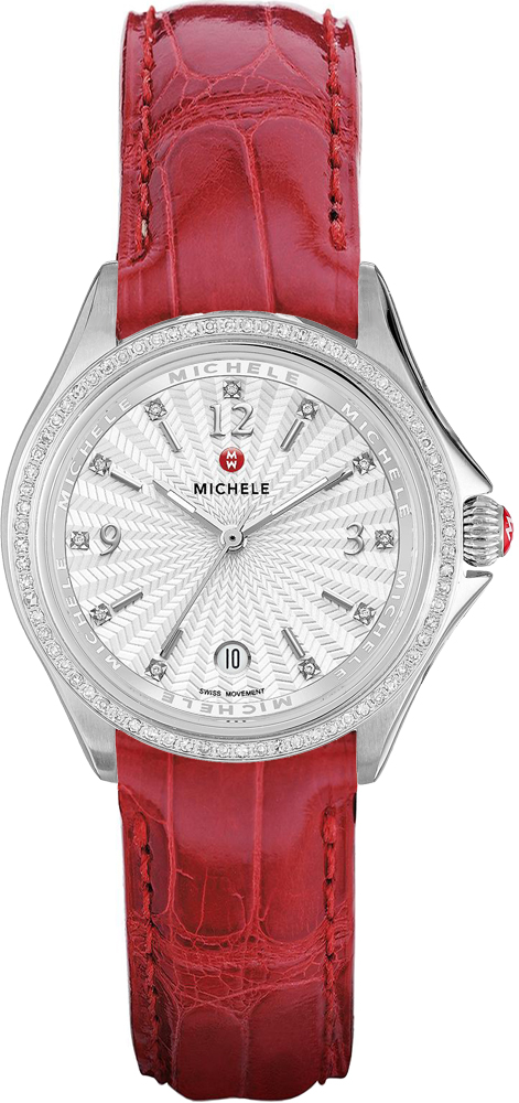 Michele Belmore Battery Operated Quartz White Watch MWW29A000007 
