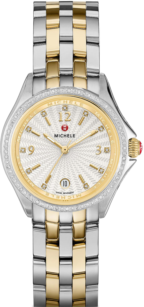 Michele Belmore Battery Operated Quartz White Watch MWW29A000009 