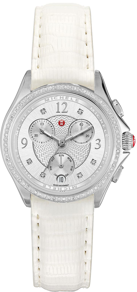 Michele Belmore Battery Operated Quartz Silver Watch MWW29B000003 