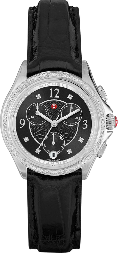 Michele Belmore Battery Operated Quartz Black Watch MWW29B000005 