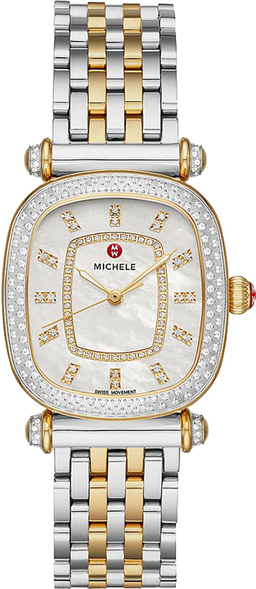 Michele Caber Isle Battery Operated Quartz White Ladies Watch MWW16C000033 