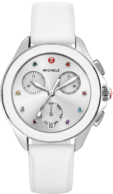 Michele Cape Battery Operated Quartz Silver Watch MWW27C000001 