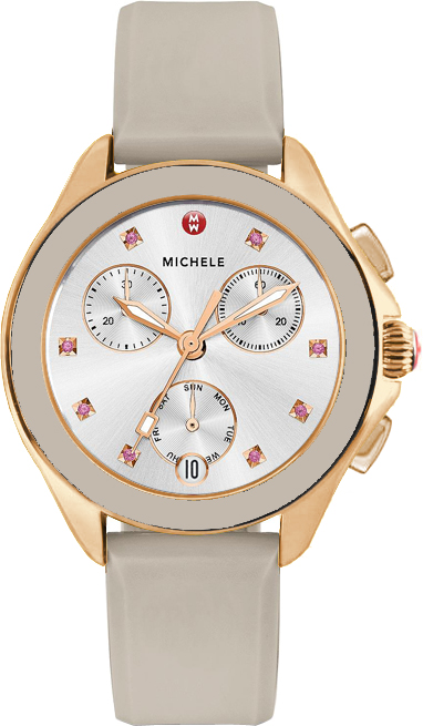 Michele Cape Battery Operated Quartz Silver Watch MWW27C000011 