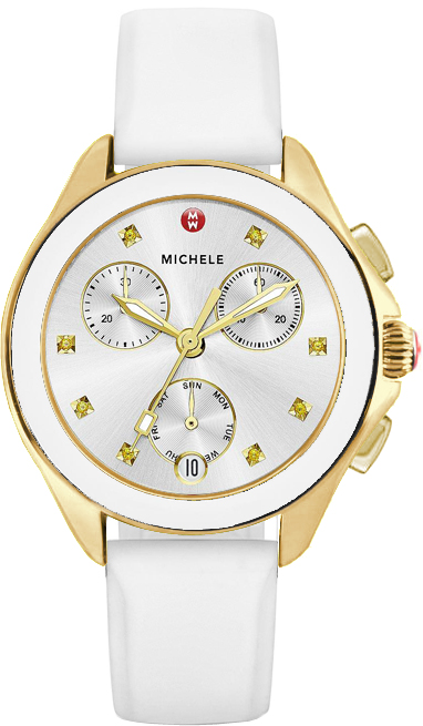 Michele Cape Battery Operated Quartz Silver Watch MWW27C000012 