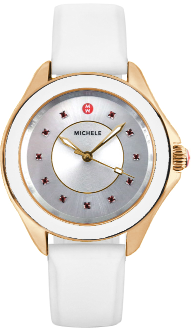 Michele Cape Battery Operated Quartz Silver Watch MWW27A000004 
