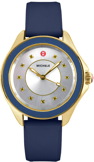 Michele Cape Battery Operated Quartz Silver Watch MWW27A000013 