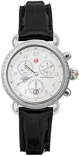 Michele CSX Battery Operated Quartz Pearl White Watch MWW03C000011 