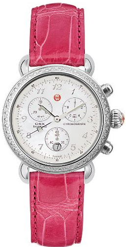 Michele CSX Battery Operated Quartz Pearl White Watch MWW03C000049 