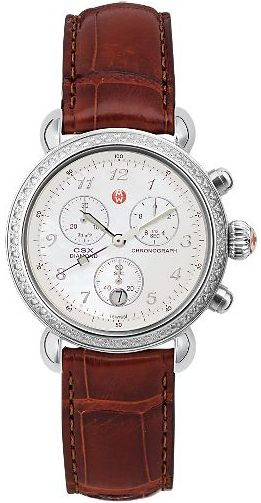 Michele CSX Battery Operated Quartz Pearl White Watch MWW03C000111 