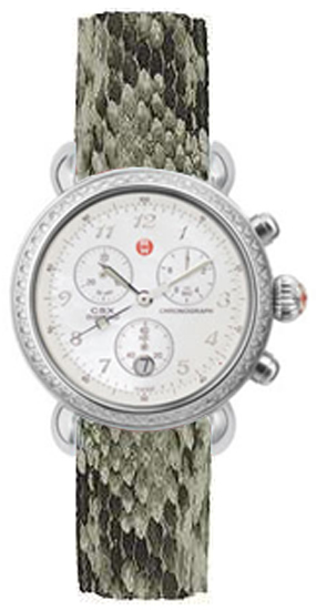 Michele CSX Battery Operated Quartz Pearl White Watch MWW03C000228 