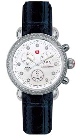 Michele CSX Battery Operated Quartz Pearl White Watch MWW03C000321 
