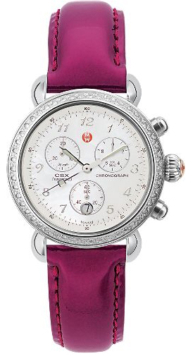 Michele CSX Battery Operated Quartz Pearl White Watch MWW03C000364 