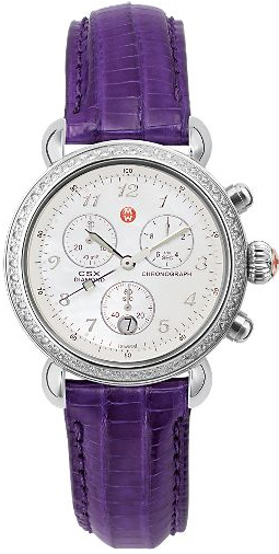 Michele CSX Battery Operated Quartz White Watch MWW03C000365 
