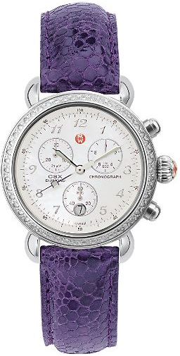 Michele CSX Battery Operated Quartz Pearl White Watch MWW03C000366 