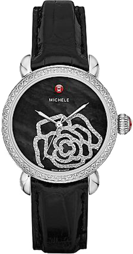 Michele CSX Battery Operated Quartz Black Watch MWW03T000032 