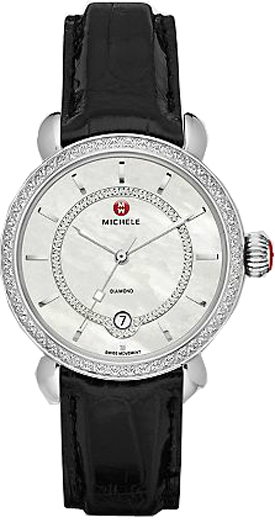 Michele CSX Battery Operated Quartz Pearl White Watch MWW03T000036 