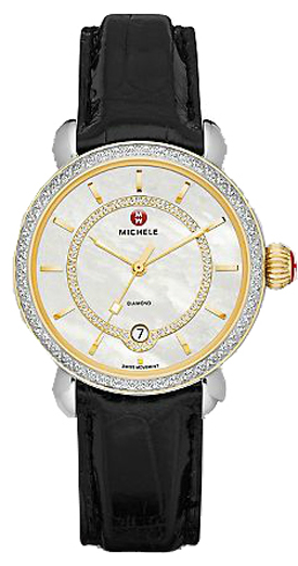 Michele CSX Battery Operated Quartz Pearl White Watch MWW03T000043 