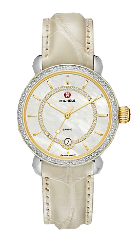 Michele CSX Battery Operated Quartz White Watch MWW03T000045 