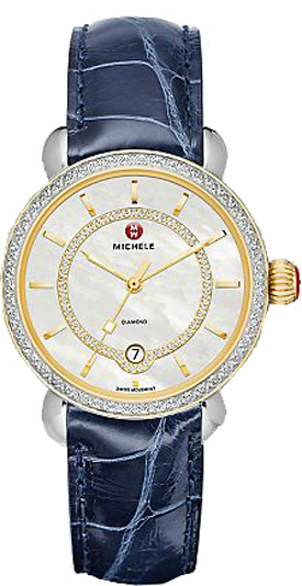 Michele CSX Battery Operated Quartz White Watch MWW03T000047 
