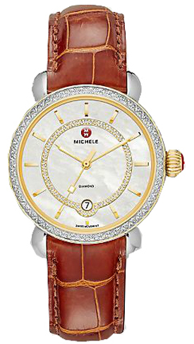 Michele CSX Battery Operated Quartz White Watch MWW03T000048 
