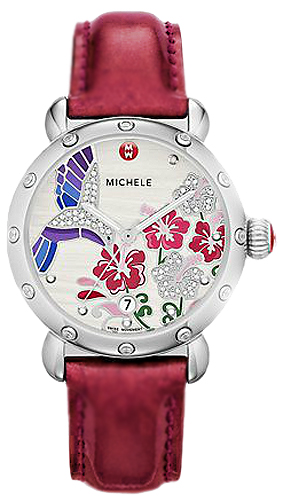 Michele CSX Battery Operated Quartz White Watch MWW05D000003 