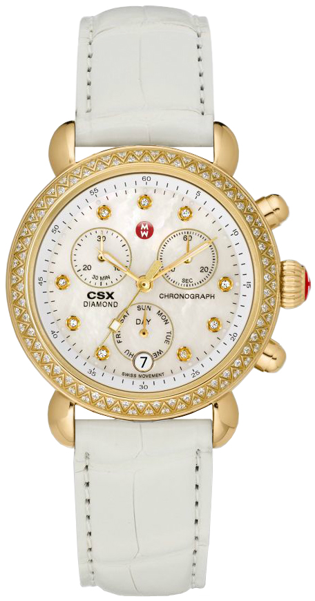 Michele CSX Pearl White Watch MWW03M000142 