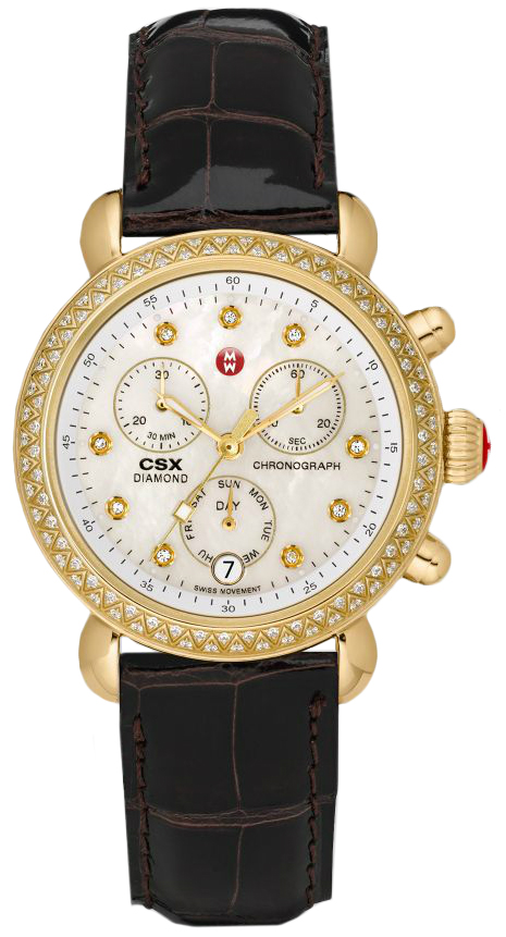 Michele CSX Pearl White Watch MWW03M000144 