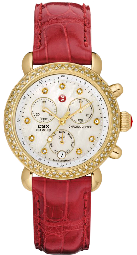 Michele CSX Pearl White Watch MWW03M000145 