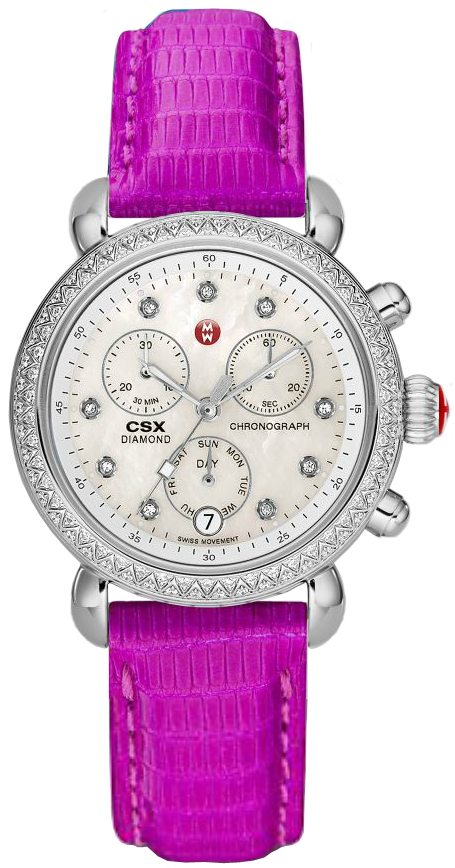Michele CSX Pearl White Watch MWW03M000182 