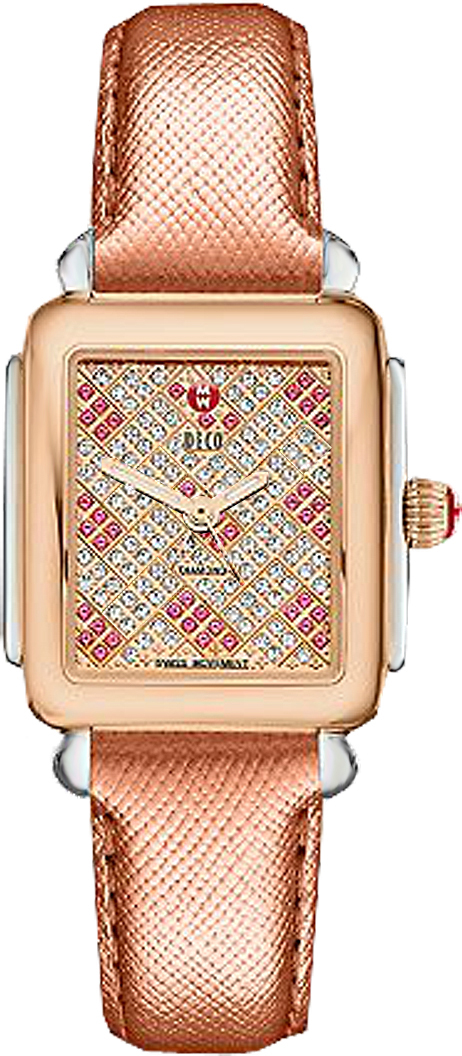 Michele Deco Collection Patterned Watch MWW06V000082 
