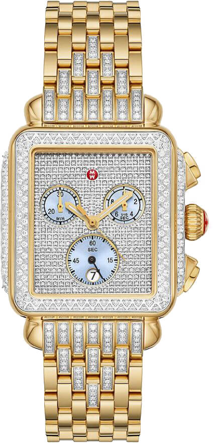 Michele Deco Collection Battery Operated Quartz Diamonds Ladies Watch MWW06P000299 