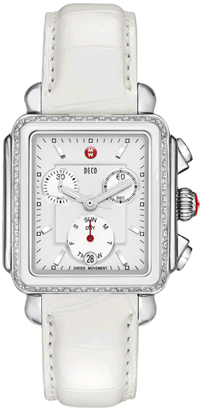 Michele Deco Collection White Ladies Watch MWW06P000190 
