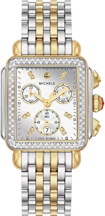 Michele Deco Collection Battery Operated Quartz Silver Ladies Watch MWW06A000805 