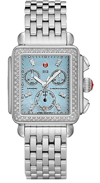 Michele Deco Collection Blue Ladies Watch MWW06P000230 