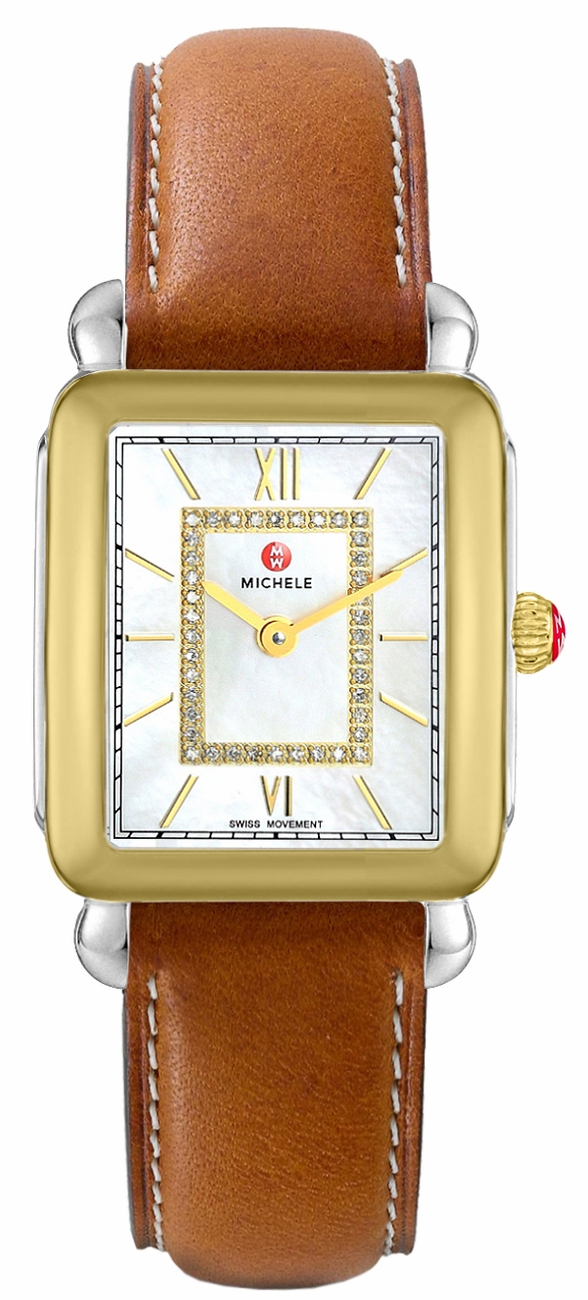 Michele Deco Collection Battery Operated Quartz Diamonds Ladies Watch MWW06I000029 