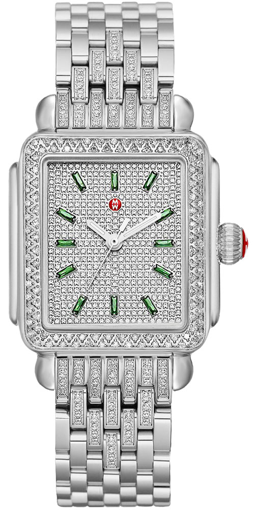 Michele Deco Collection Battery Operated Quartz Diamonds Ladies Watch MWW06T000261 