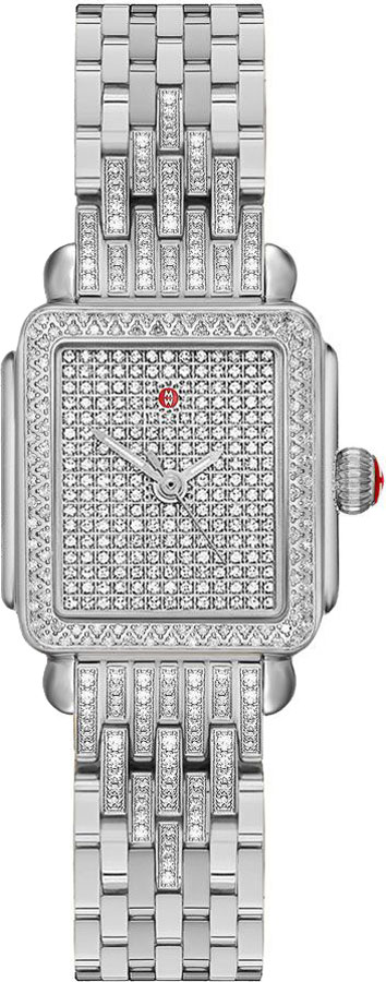 Michele Deco Collection Battery Operated Quartz Diamonds Ladies Watch MWW06D000166 