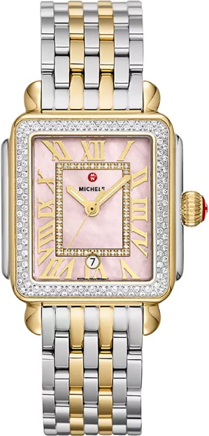 Michele Deco Madison Pink Mother of Pearl Women's Watch MWW06T000266 