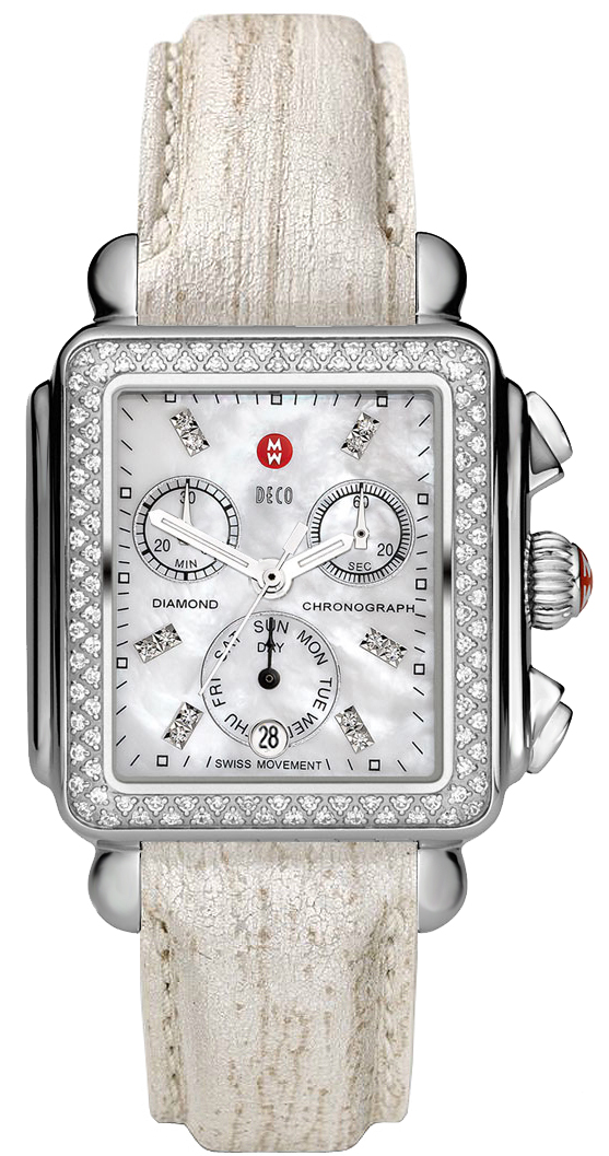 Michele Deco Collection Pearl White Watch MWW06P000143 